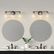 Abilene 3 Light 21.75 inch Matte Black Vanity Light Wall Light